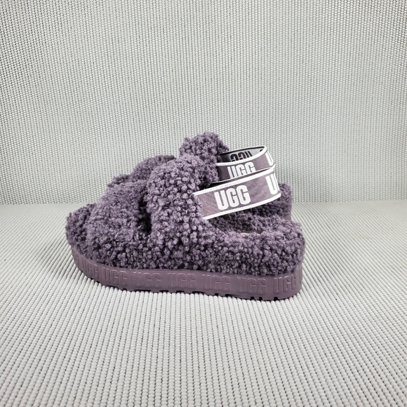 UGG Oh yeah Fulffita gray slippers - Picture 3 of 13